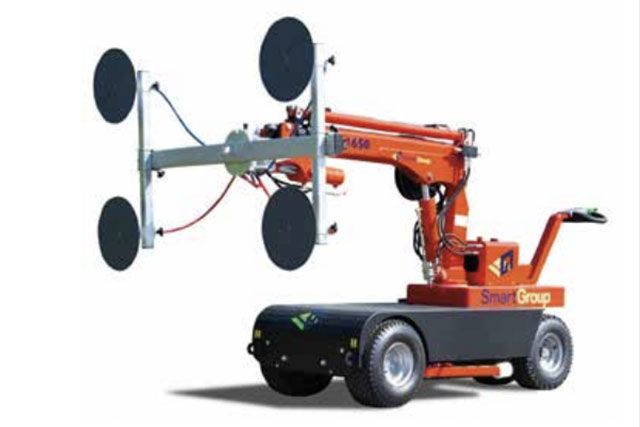 Robot de Vidrio con Ventosas